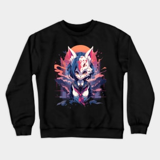 Cosplayer Touka Cat Crewneck Sweatshirt